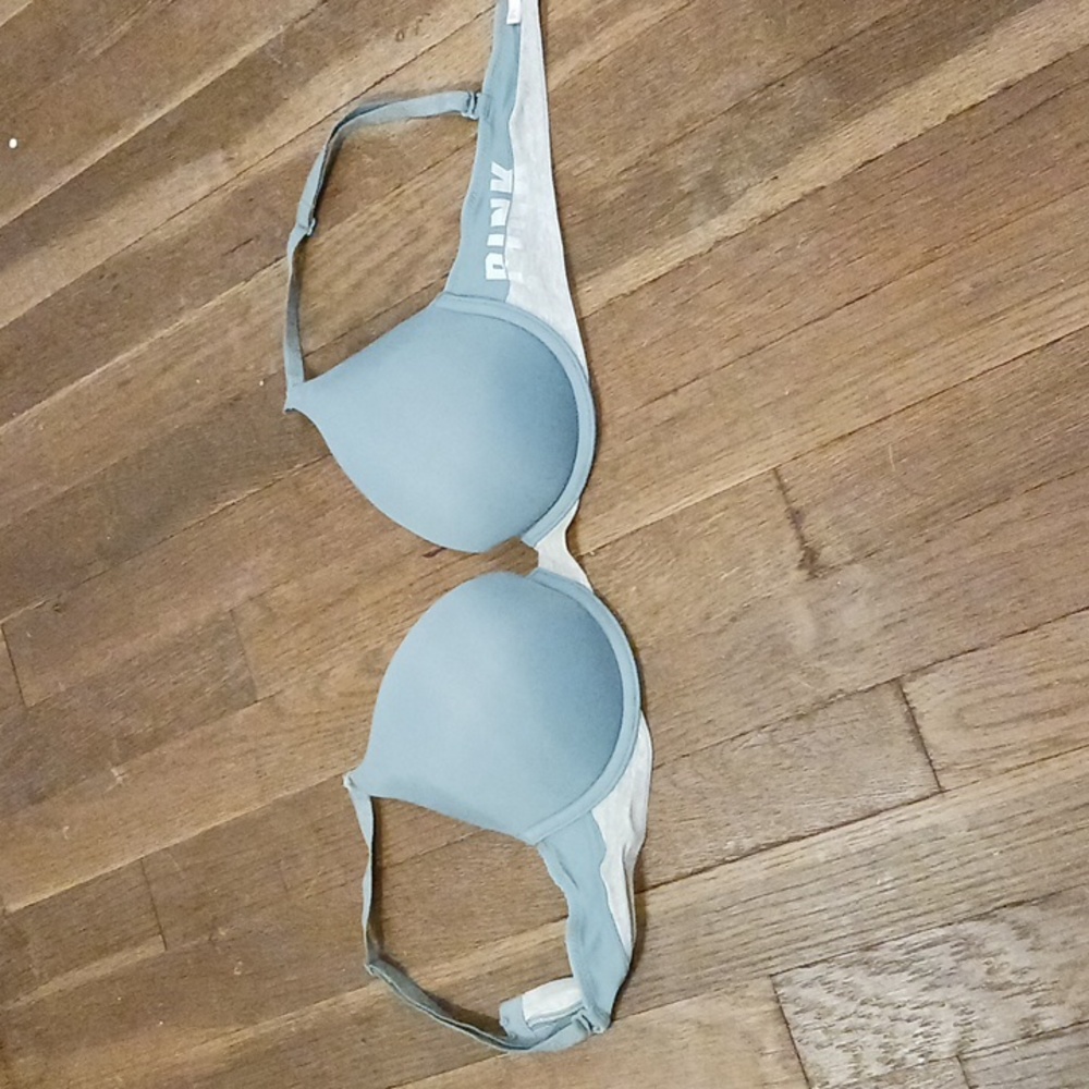 PINK Victoria's Secret Light Blue Bra